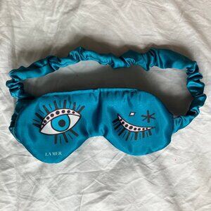la mer eye pillow silk blue blink wink aqua